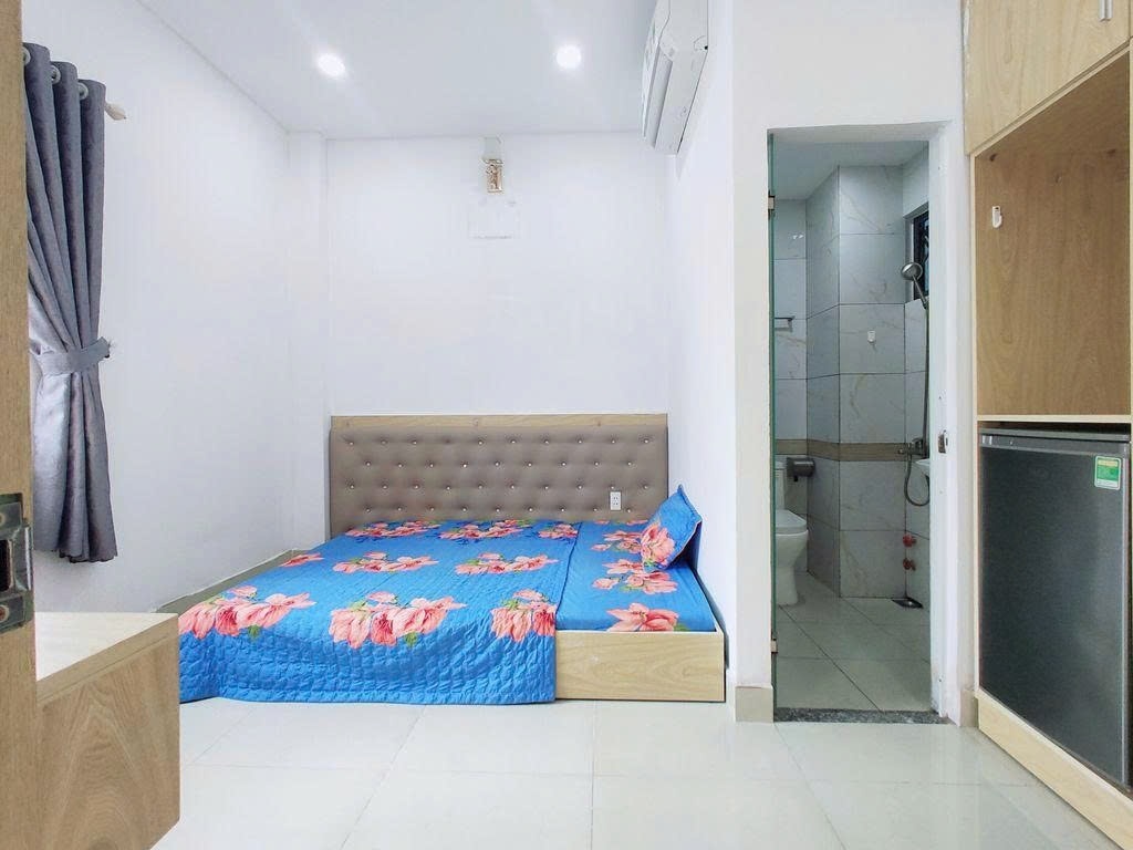 Phòng trọ Studio 20m2 tại PTC House 4 Chu Văn An - Bình Thạnh - Phòng ngủ