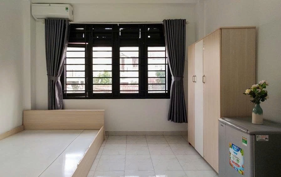 Phòng trọ Studio 15m2 tại PTC House 7 Trần Xuân Soạn - Quận 7 - Phòng ngủ