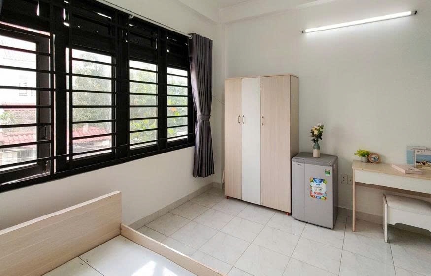 Phòng trọ Studio 15m2 tại PTC House 7 Trần Xuân Soạn - Quận 7 - Phòng ngủ