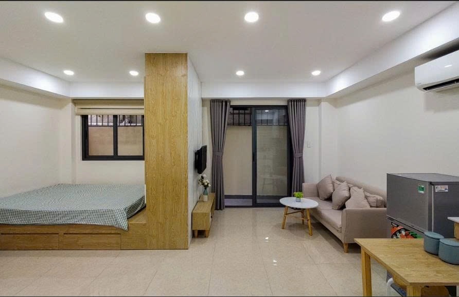 Phòng trọ Studio 35m2 tại PTC House 8 Trần Xuân Soạn - Quận 7 - Phòng khách