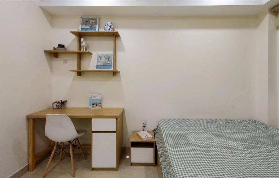 Phòng trọ Studio 35m2 tại PTC House 8 Trần Xuân Soạn - Quận 7 - Phòng ngủ