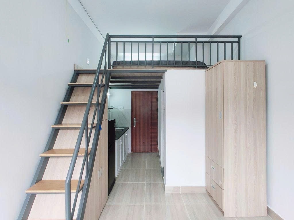 Phòng trọ Duplex 25m2 tại PTC House Khuông Việt - Tân Phú - Phòng ngủ