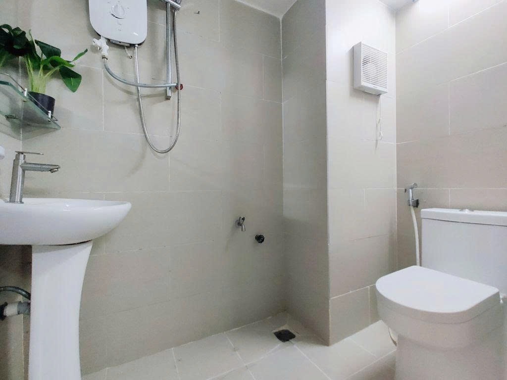 Phòng trọ Duplex 25m2 tại PTC House Khuông Việt - Tân Phú - Phòng tắm