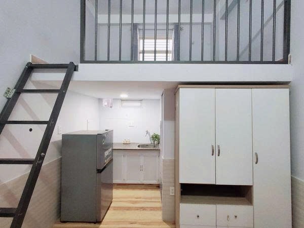Phòng trọ Duplex 25m2 tại PTC House Lạc Long Quân - Tân Bình - Phòng ngủ