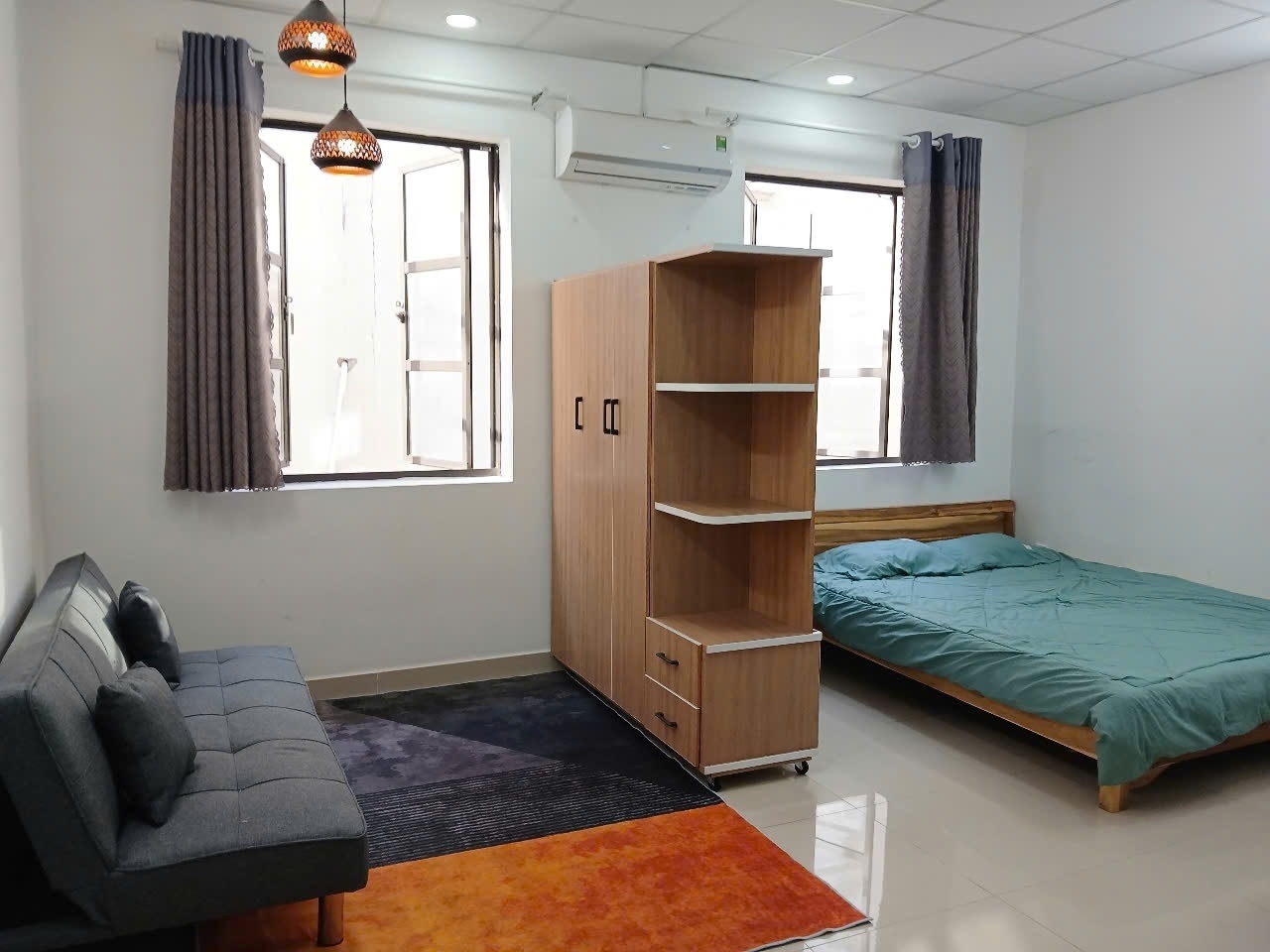 Phòng trọ Studio 25m2 tại DT House Đường số 11 - Gò Vấp - Phòng khách