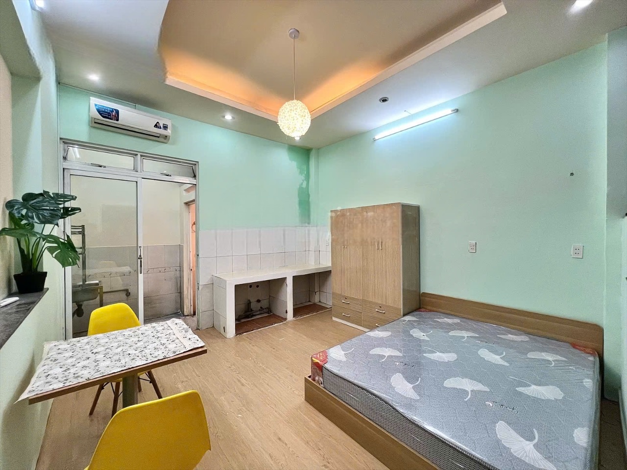 Phòng trọ Studio 25m2 tại New House Tân Sơn - Gò Vấp - Phòng ngủ