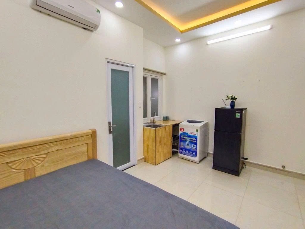 Phòng trọ Studio 25m2 tại PTC House Nguyễn Thượng Hiền - Bình Thạnh - Phòng ngủ