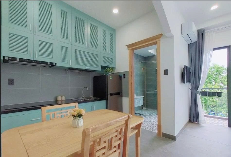 Phòng trọ Studio 30m2 tại PTC House Đường số 36 - Quận 2 - Phòng bếp