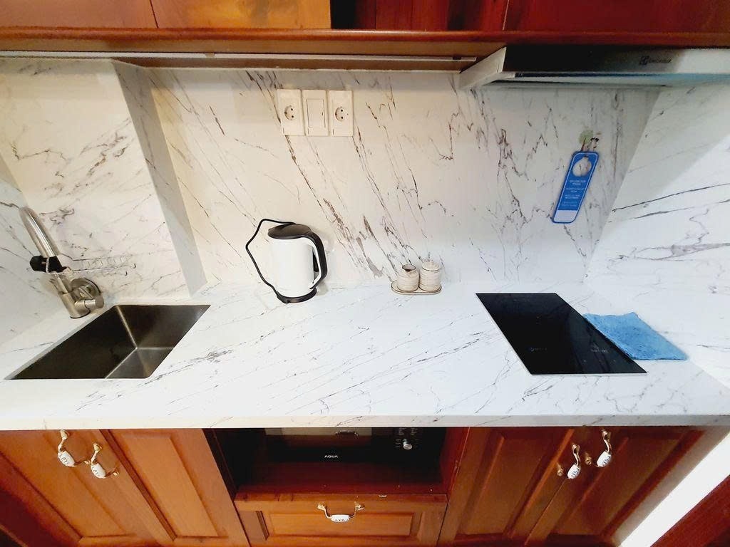 Phòng trọ Studio 25m2 tại PTC House Cách Mạng Tháng 8 - Quận 1 - Phòng bếp