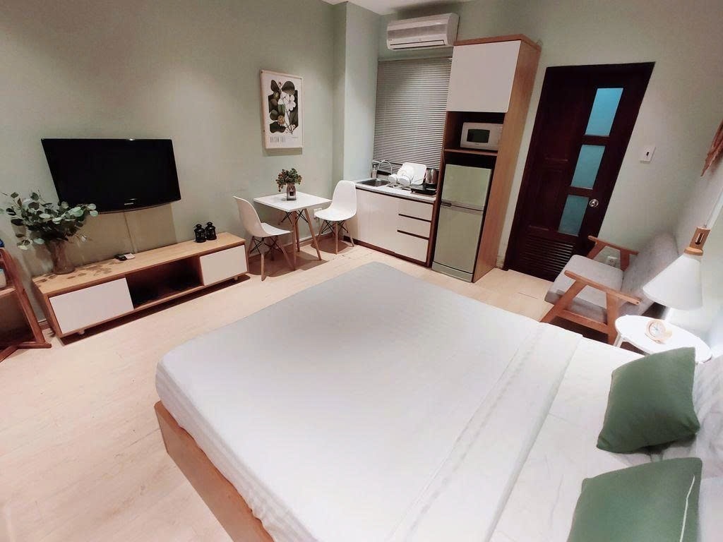 Phòng trọ Studio 25m2 tại PTC House 2 Cách Mạng Tháng 8 - Quận 1 - Phòng bếp