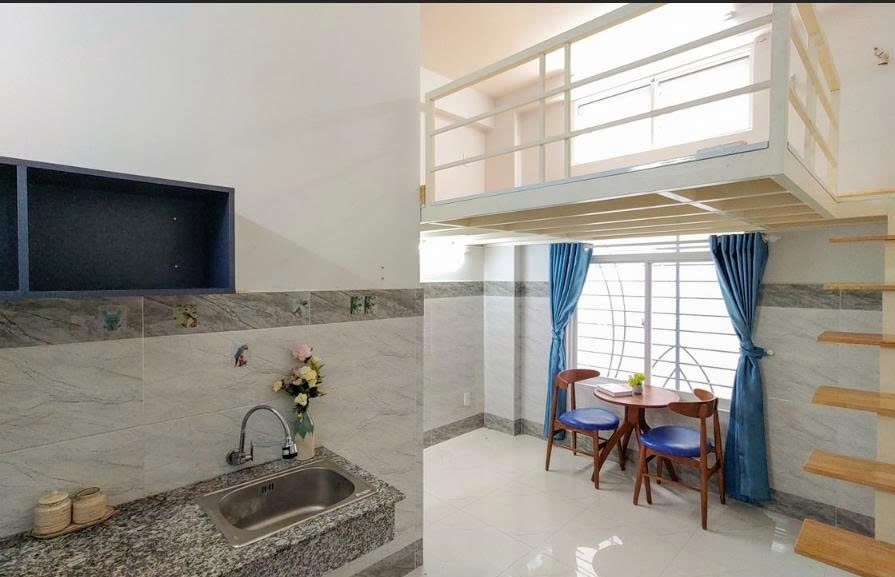 Phòng trọ Duplex 15m2 tại PTC House Đường Số 6 - Quận 7 - Phòng bếp