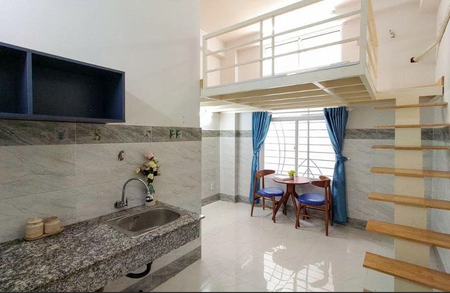 Phòng trọ Duplex 15m2 tại PTC House Đường Số 6 - Quận 7 - Phòng bếp