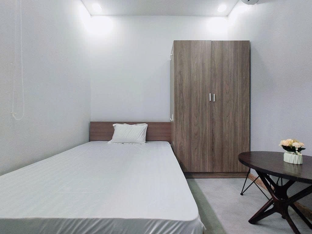 Phòng trọ Studio 12m2 tại PTC House 1 Lý Phục Man - Quận 7 - Phòng ngủ