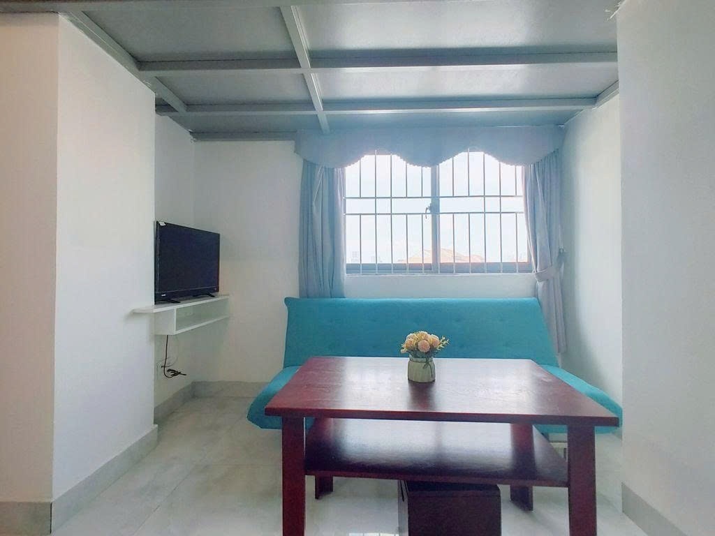 Phòng trọ Duplex 12m2 tại PTC House Đường Số 1 - Quận 7 - Phòng khách