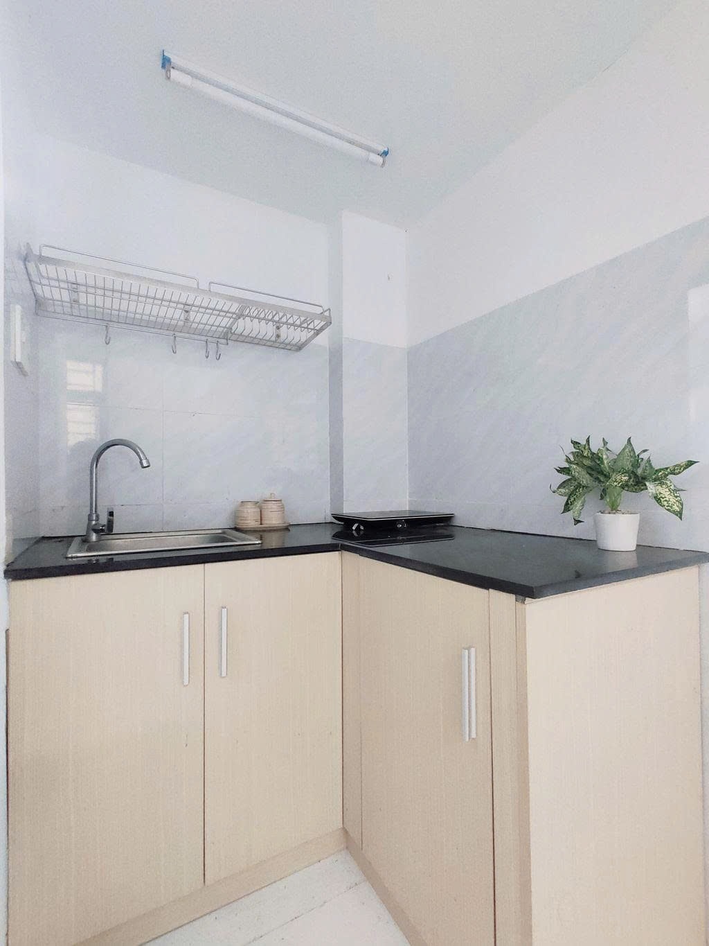 Phòng trọ Duplex 10m2 tại PTC House 3 Huỳnh Tấn Phát - Quận 7 - Phòng bếp