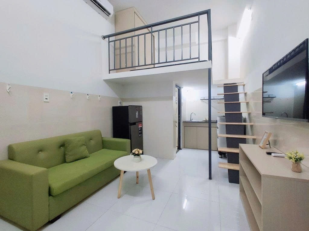 Phòng trọ Duplex 10m2 tại PTC House 1 Đường số 1 - Quận 7 - Phòng khách