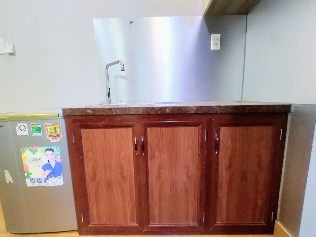 Phòng trọ Studio 17m2 tại PTC House Đường C18 - Tân Bình - Phòng bếp