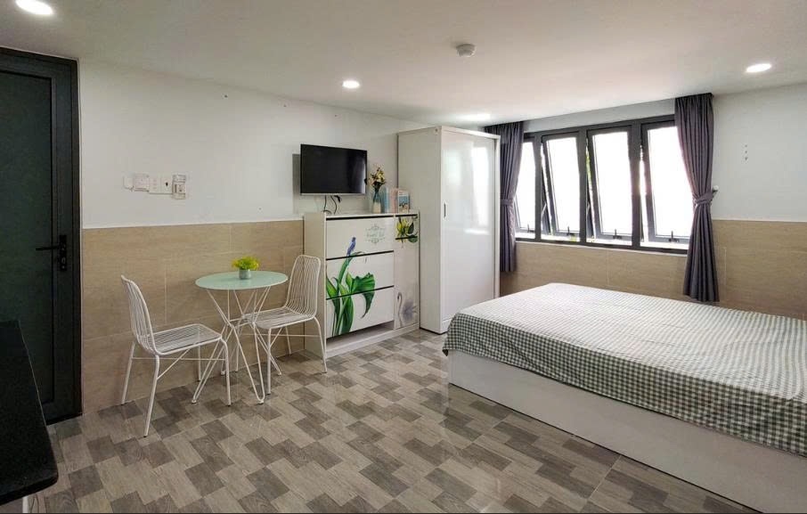 Phòng trọ Studio 16m2 tại PTC House 1 Đường số 4 - Quận 7 - Phòng ngủ