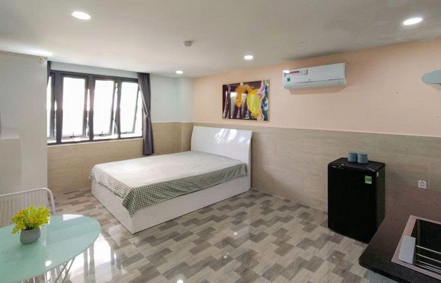 Phòng trọ Studio 16m2 tại PTC House 1 Đường số 4 - Quận 7 - Phòng ngủ