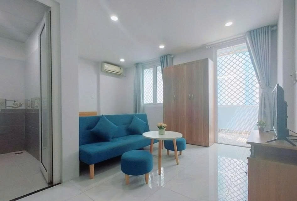 Phòng trọ Studio 30m2 tại PTC House Đường số 60 - Quận 2 - Phòng khách