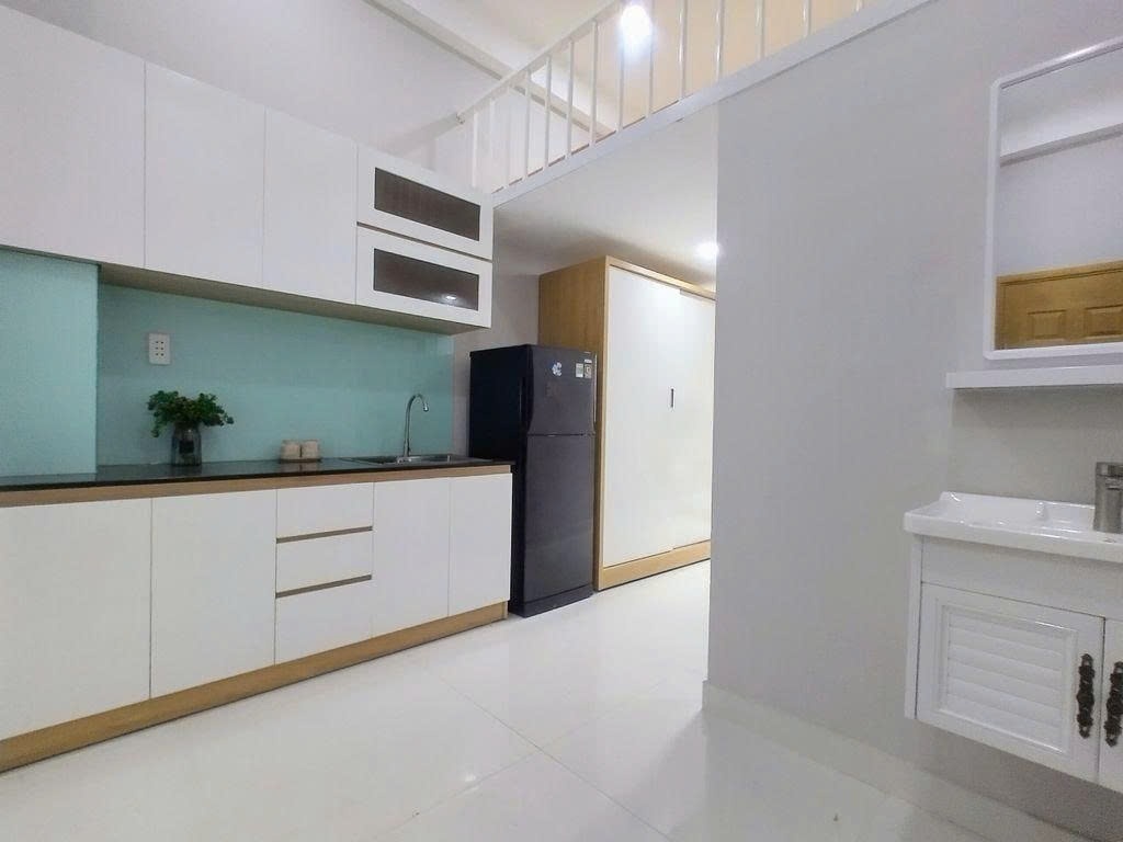 Phòng trọ Duplex 25m2 tại PTC House Trần Xuân Soạn - Quận 7 - Phòng bếp