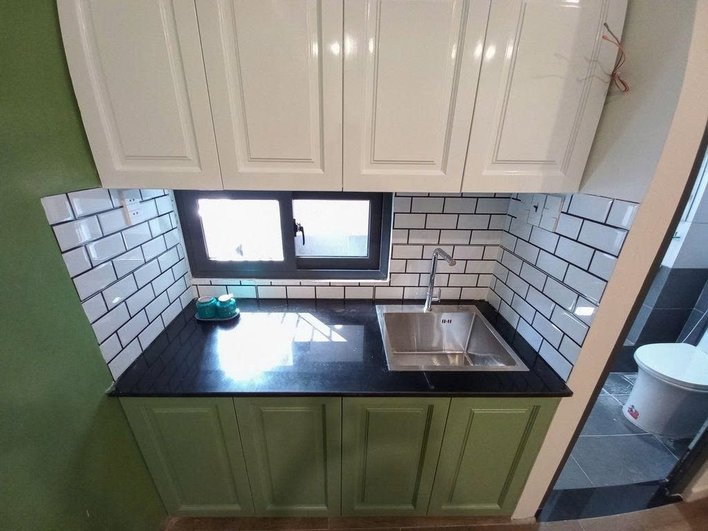 Phòng trọ Studio 20m2 tại PTC House Đường Phú Thuận - Quận 7 - Phòng bếp