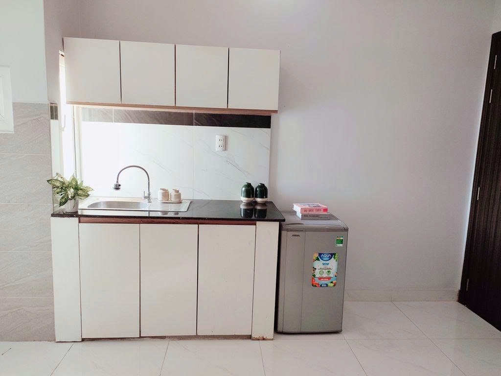Phòng trọ Studio 15m2 tại PTC House 2 Nguyễn Thị Thập - Quận 7 - Phòng bếp