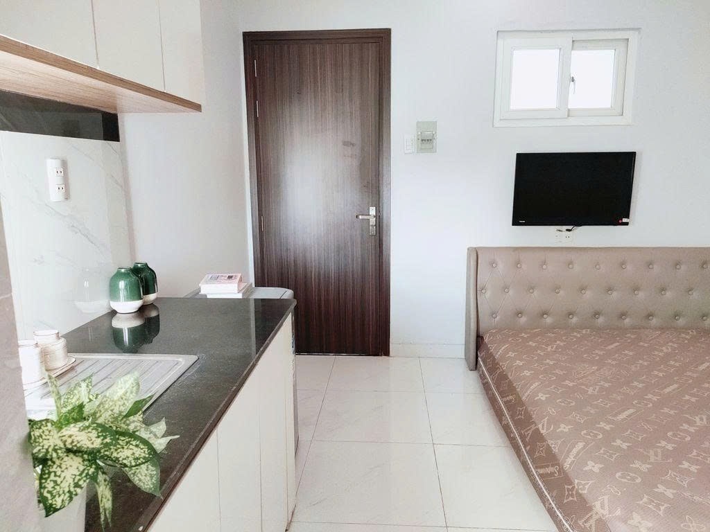 Phòng trọ Studio 15m2 tại PTC House 2 Nguyễn Thị Thập - Quận 7 - Phòng bếp