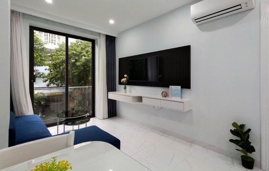 Phòng trọ 1 Phòng ngủ 40m2 tại PTC House Đường Hưng Gia 3 - Quận 7 - Phòng khách