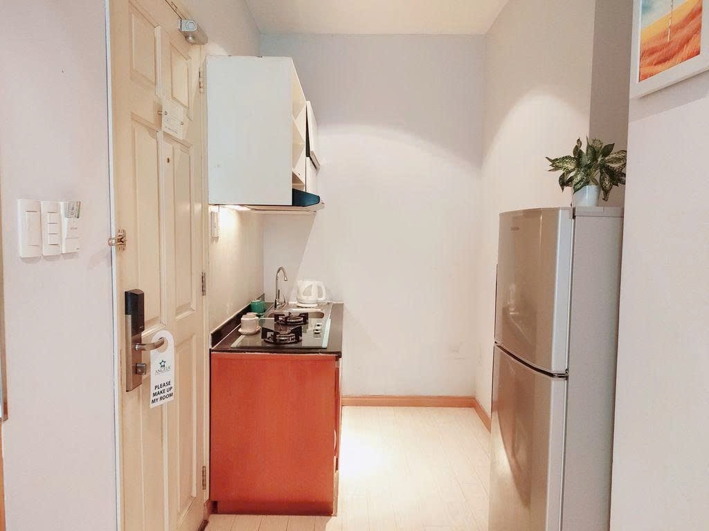 Phòng trọ Studio 40m2 tại PTC House 1 Trương Định - Quận 3 - Phòng bếp