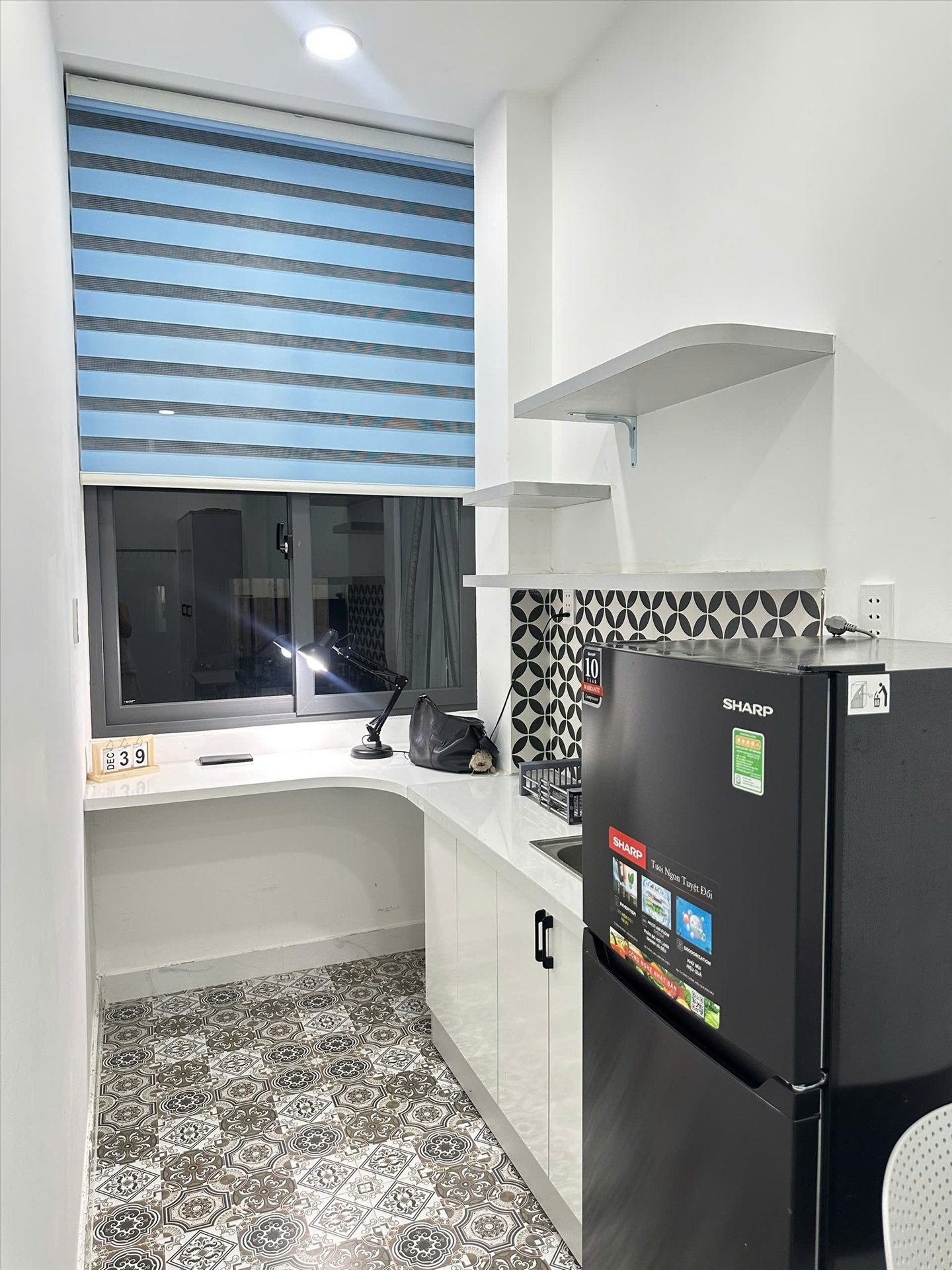 Phòng trọ Studio 18m2 tại AD House Hoàng Sa - Tân Bình - Phòng bếp