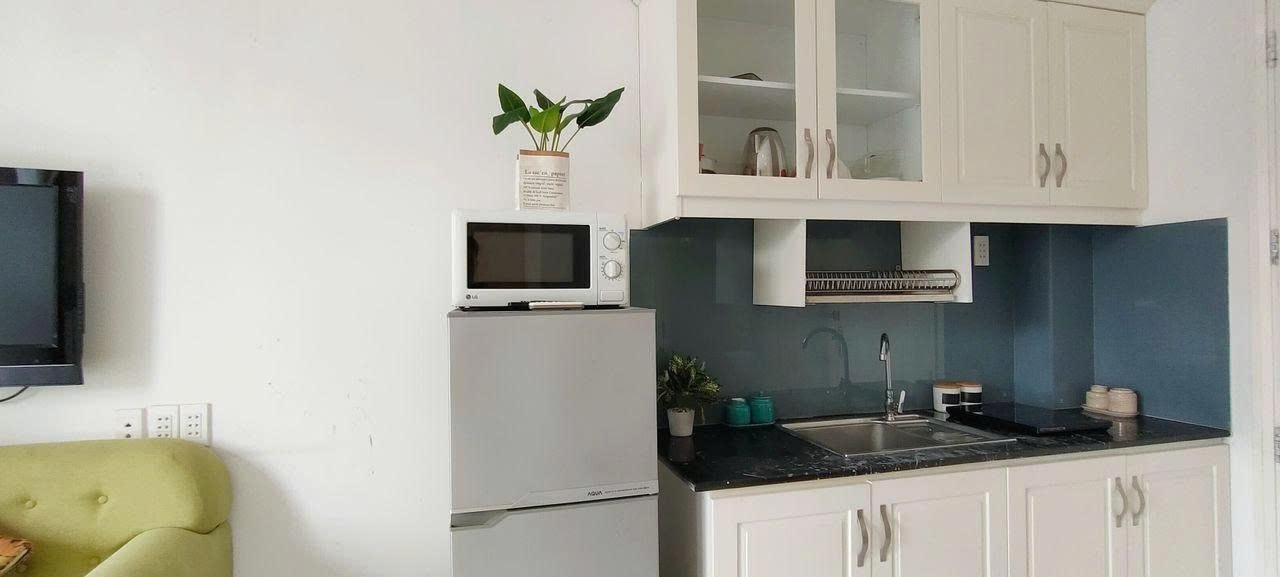 Phòng trọ Studio 20m2 tại PTC House Nguyễn Phi Khanh - Quận 1 - Phòng bếp