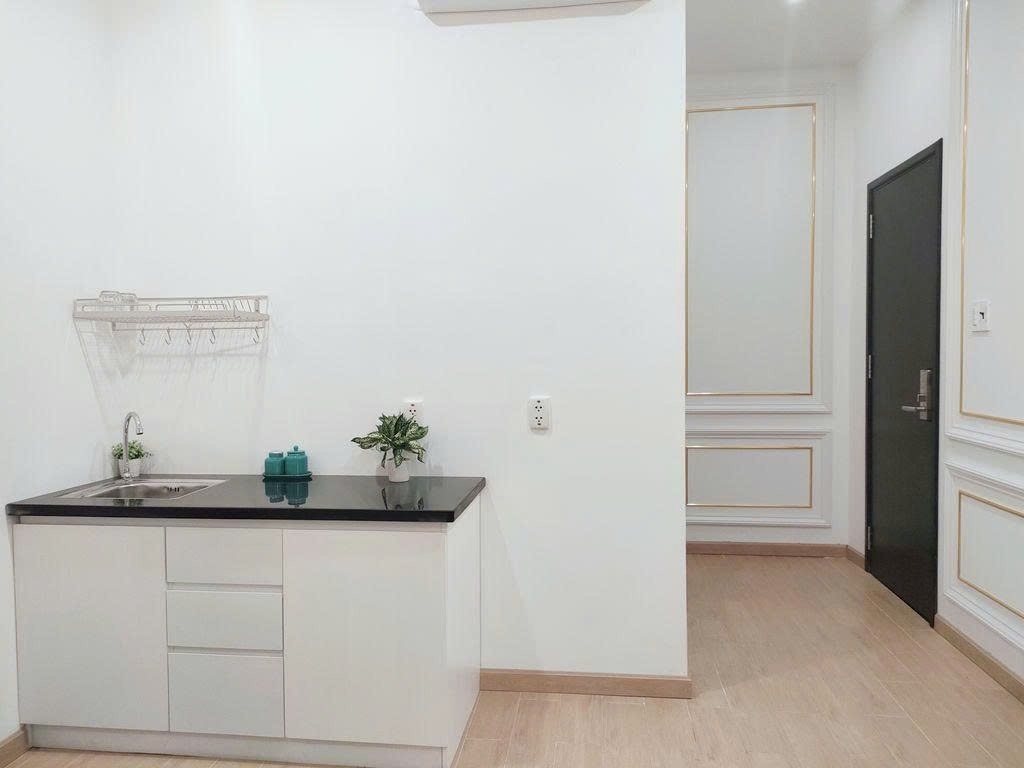 Phòng trọ Studio 30m2 tại PTC House Đặng Dung - Quận 1 - Phòng bếp