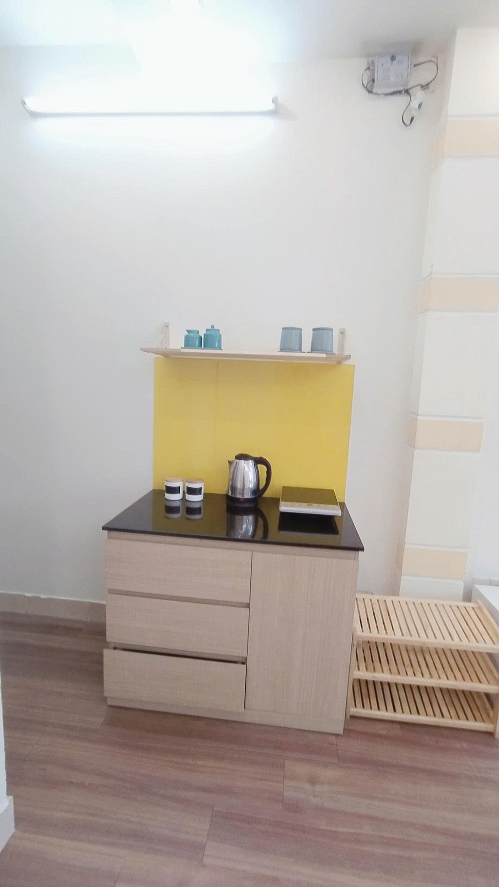 Phòng trọ Studio 20m2 tại PTC House Cô Giang - Quận 1 - Phòng bếp