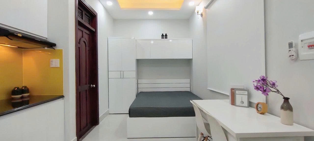 Phòng trọ Studio 20m2 tại PTC House Huỳnh Tấn Phát - Quận 7 - Phòng ngủ
