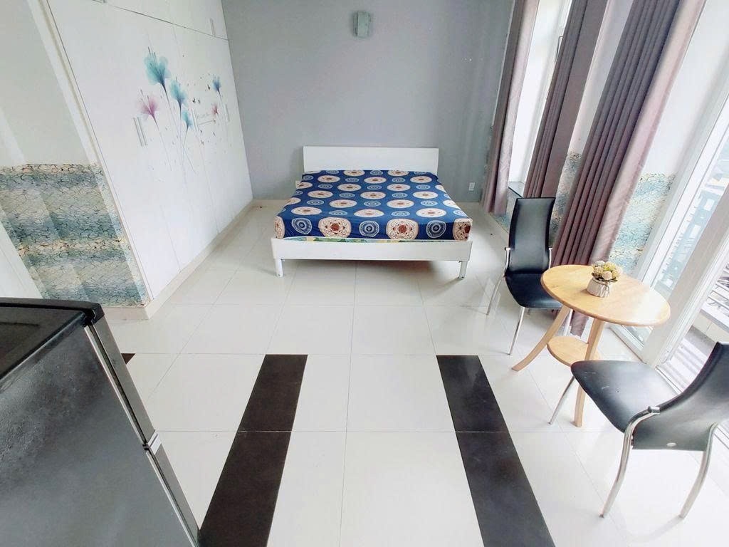 Phòng trọ Studio 25m2 tại PTC House Dạ Nam - Quận 8 - Phòng ngủ
