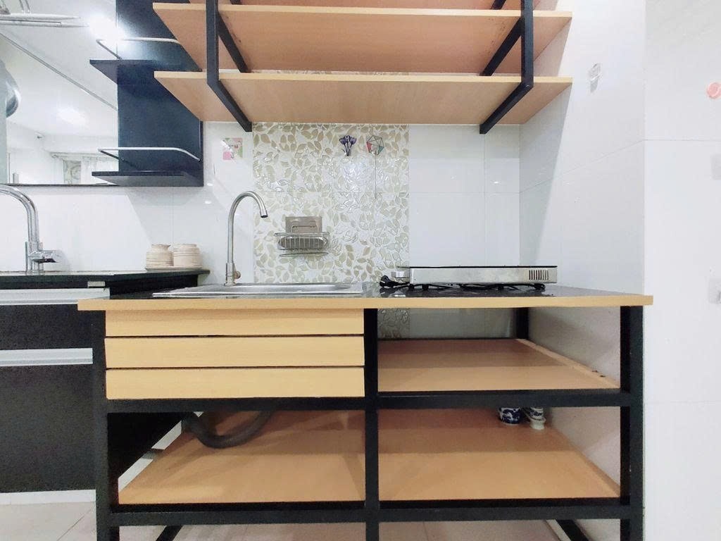 Phòng trọ Studio 25m2 tại PTC House Dạ Nam - Quận 8 - Phòng bếp