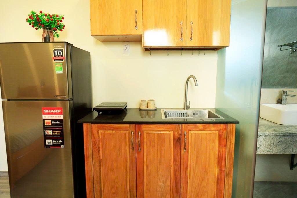 Phòng trọ Studio 20m2 tại PTC House Đường 56 - Quận 2 - Phòng bếp