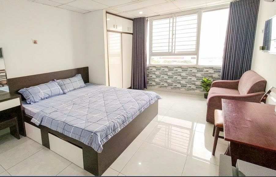 Phòng trọ Studio 15m2 tại PTC House 1 Đường số 13 - Quận 7 - Phòng ngủ