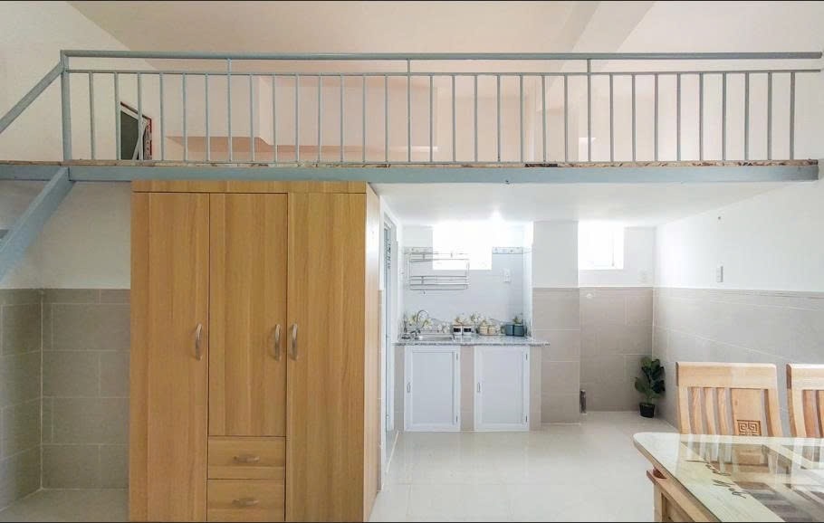 Phòng trọ Duplex 16m2 tại PTC House 2 Lý Phục Man - Quận 7 - Phòng ngủ