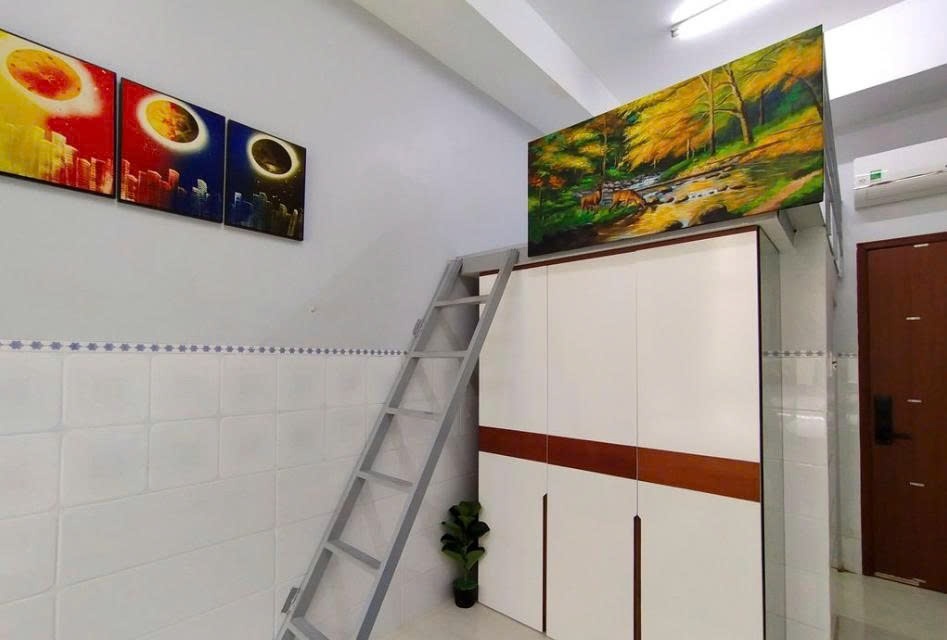 Phòng trọ Studio 30m2 tại PTC House Đường 3/2 - Quận 10 - Phòng khách