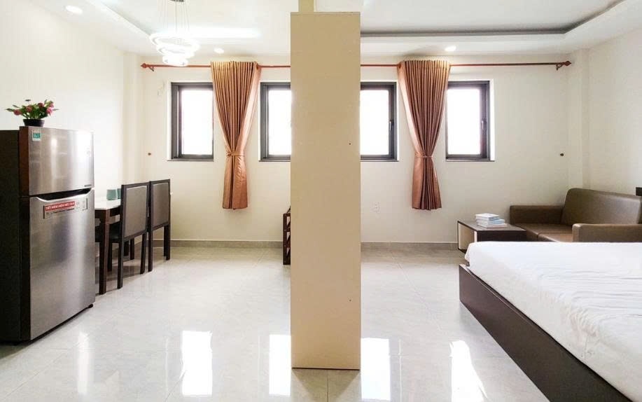 Phòng trọ Studio 25m2 tại PTC House 3 Phan Khiêm Ích - Quận 7 - Phòng ngủ