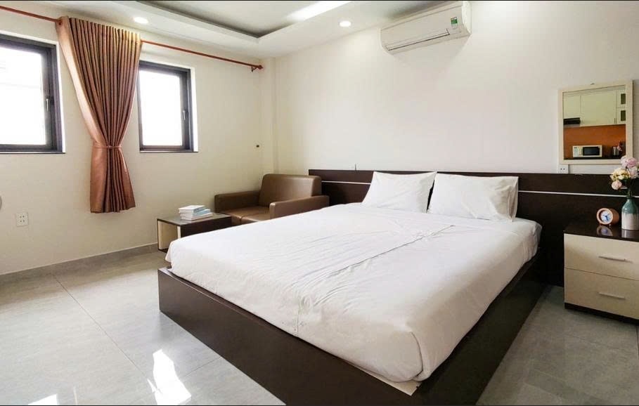 Phòng trọ Studio 25m2 tại PTC House 3 Phan Khiêm Ích - Quận 7 - Phòng ngủ