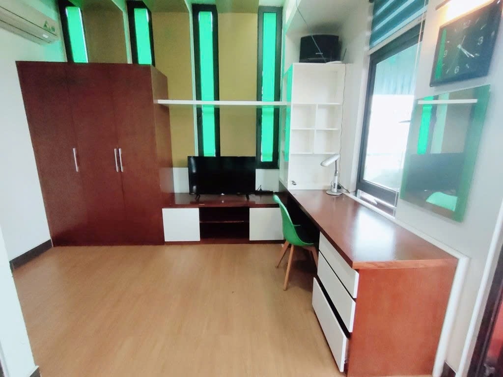 Phòng trọ Studio 40m2 tại PTC House Đình Thôn - Nam từ Liêm  - Phòng khách