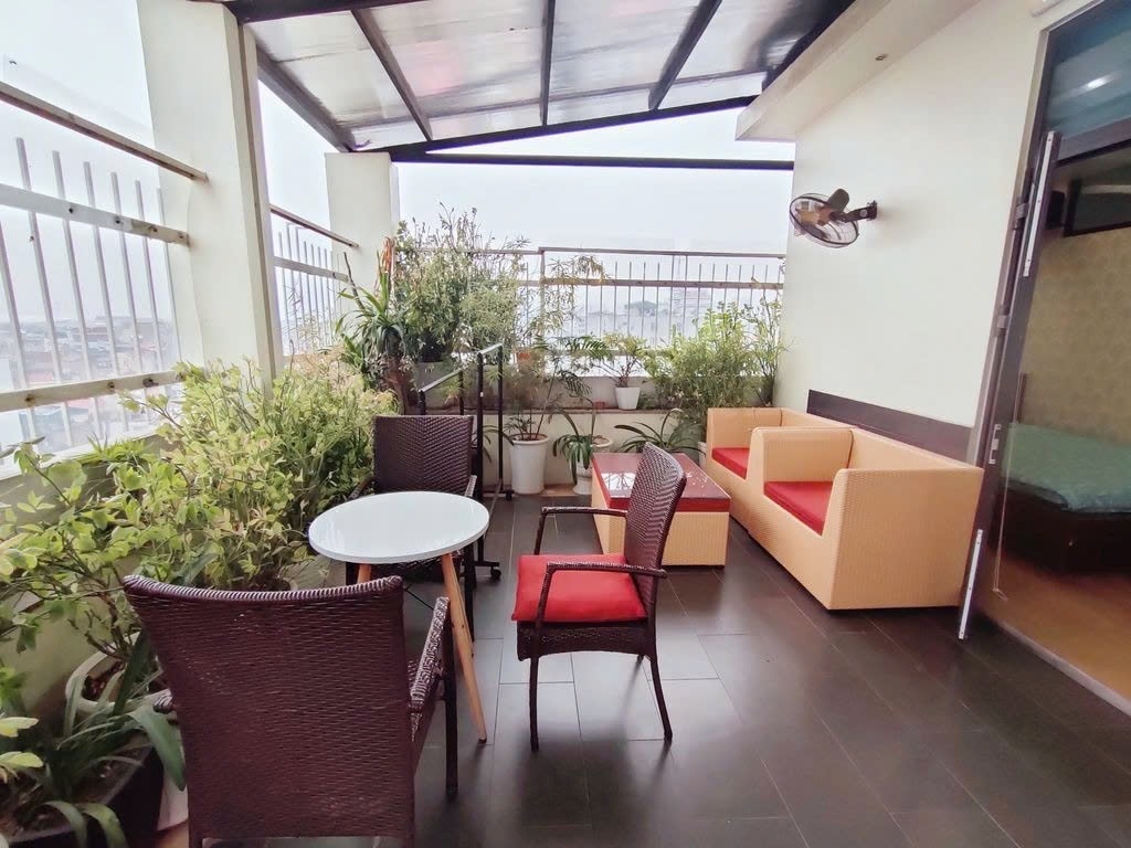 Phòng trọ Studio 40m2 tại PTC House Đình Thôn - Nam từ Liêm  - Ban công