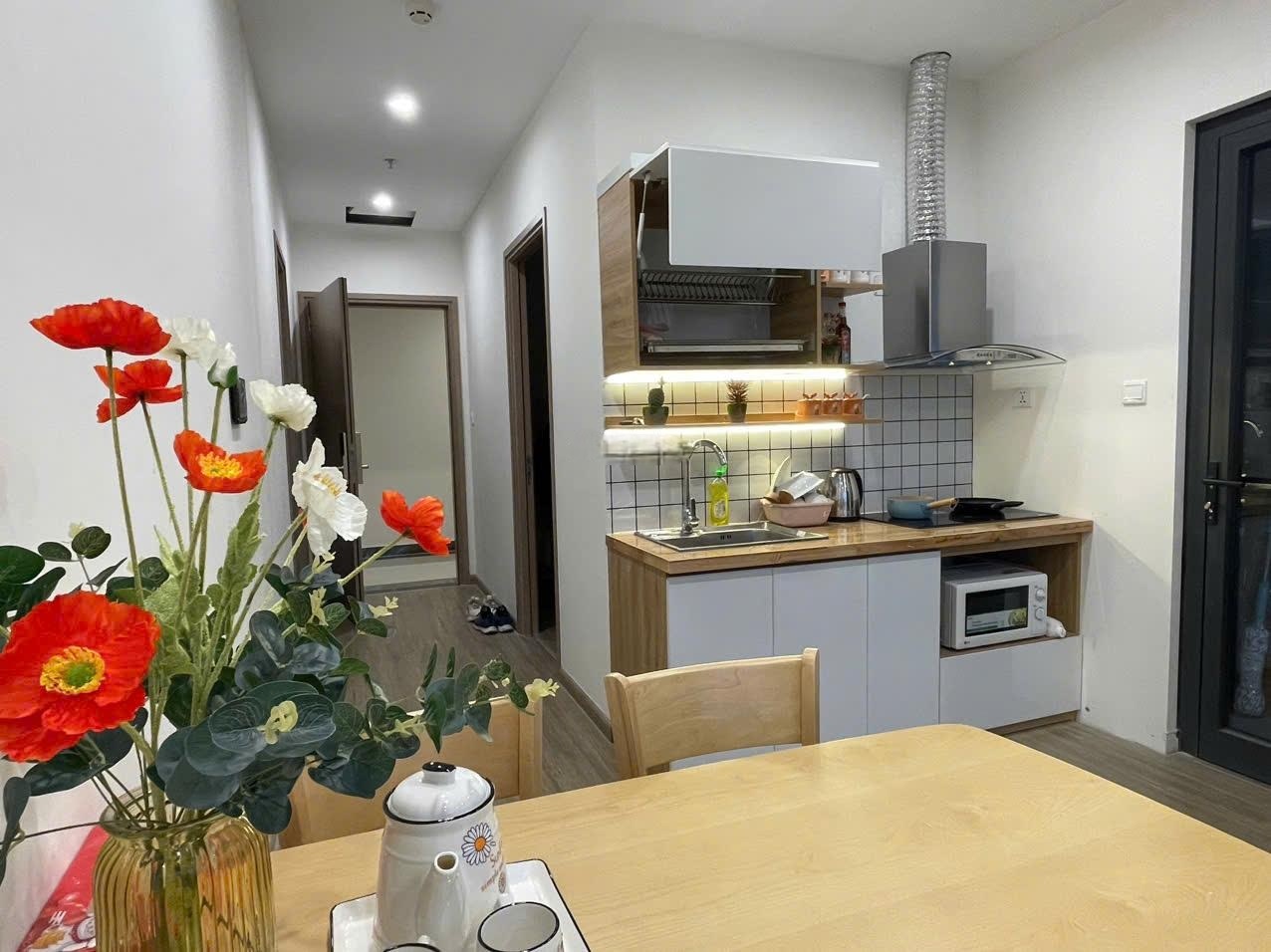 Phòng trọ 1 Phòng ngủ 49m2 tại Vinhomes Smart City - Phòng bếp