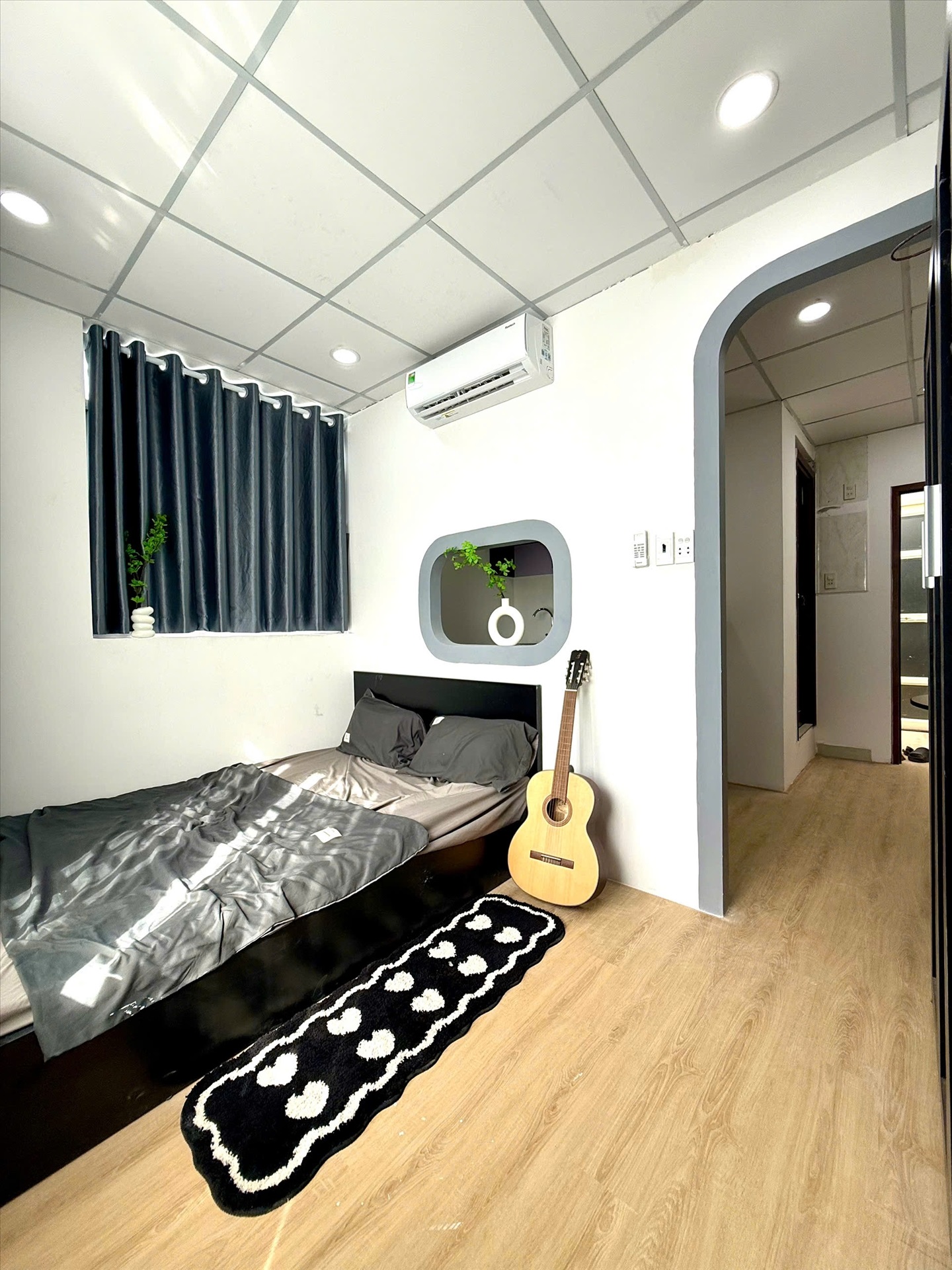 Phòng trọ 1 Phòng ngủ 35m2 tại Quân Home Lạc Long Quân - Tân Bình - Phòng ngủ