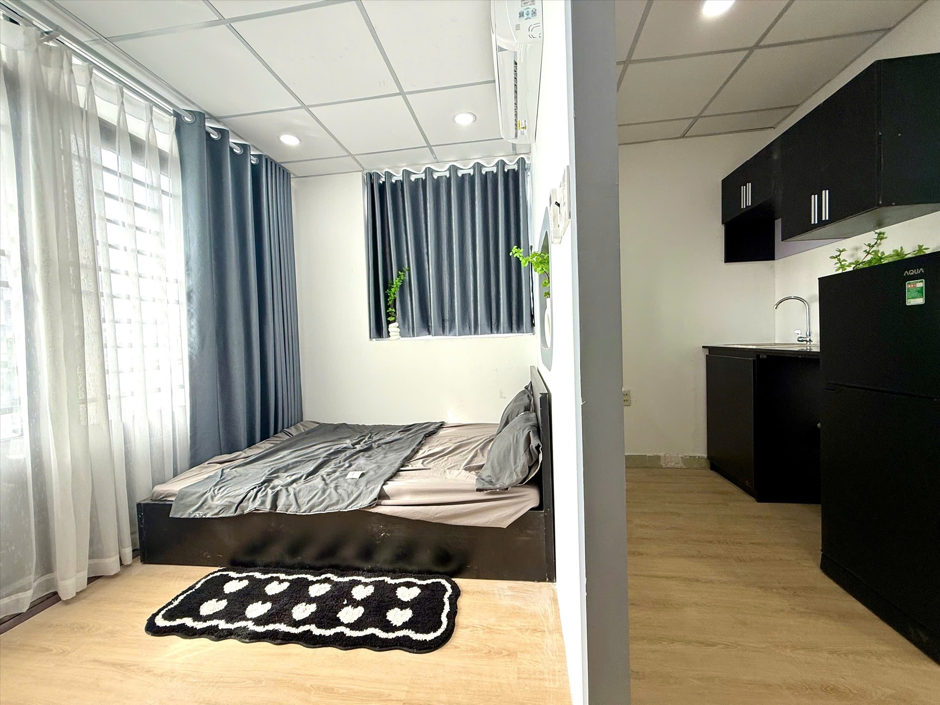 Phòng trọ 1 Phòng ngủ 35m2 tại Quân Home Lạc Long Quân - Tân Bình - Phòng ngủ