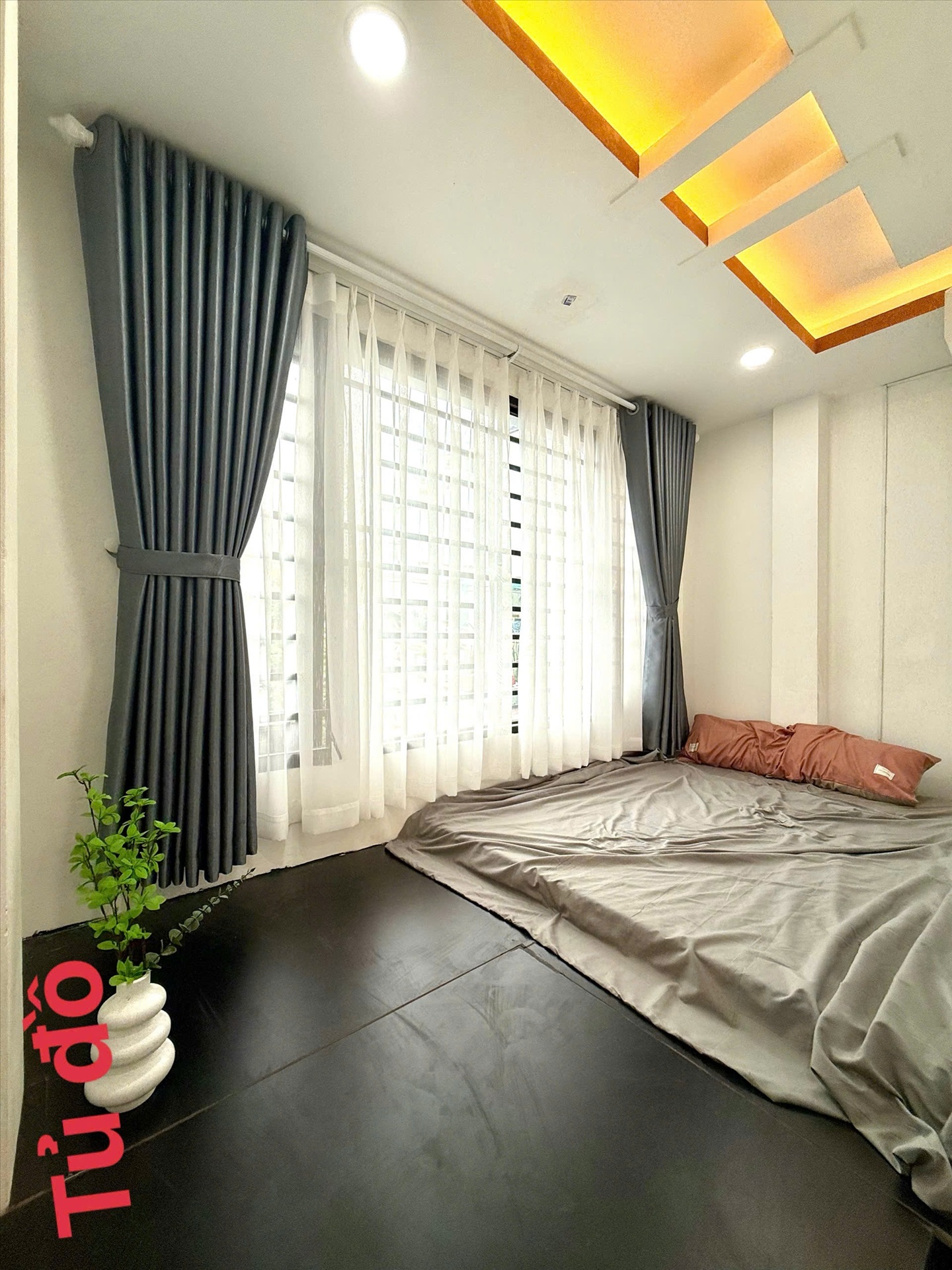 Phòng trọ Studio 35m2 tại Quân Home Lạc Long Quân - Tân Bình - Phòng ngủ