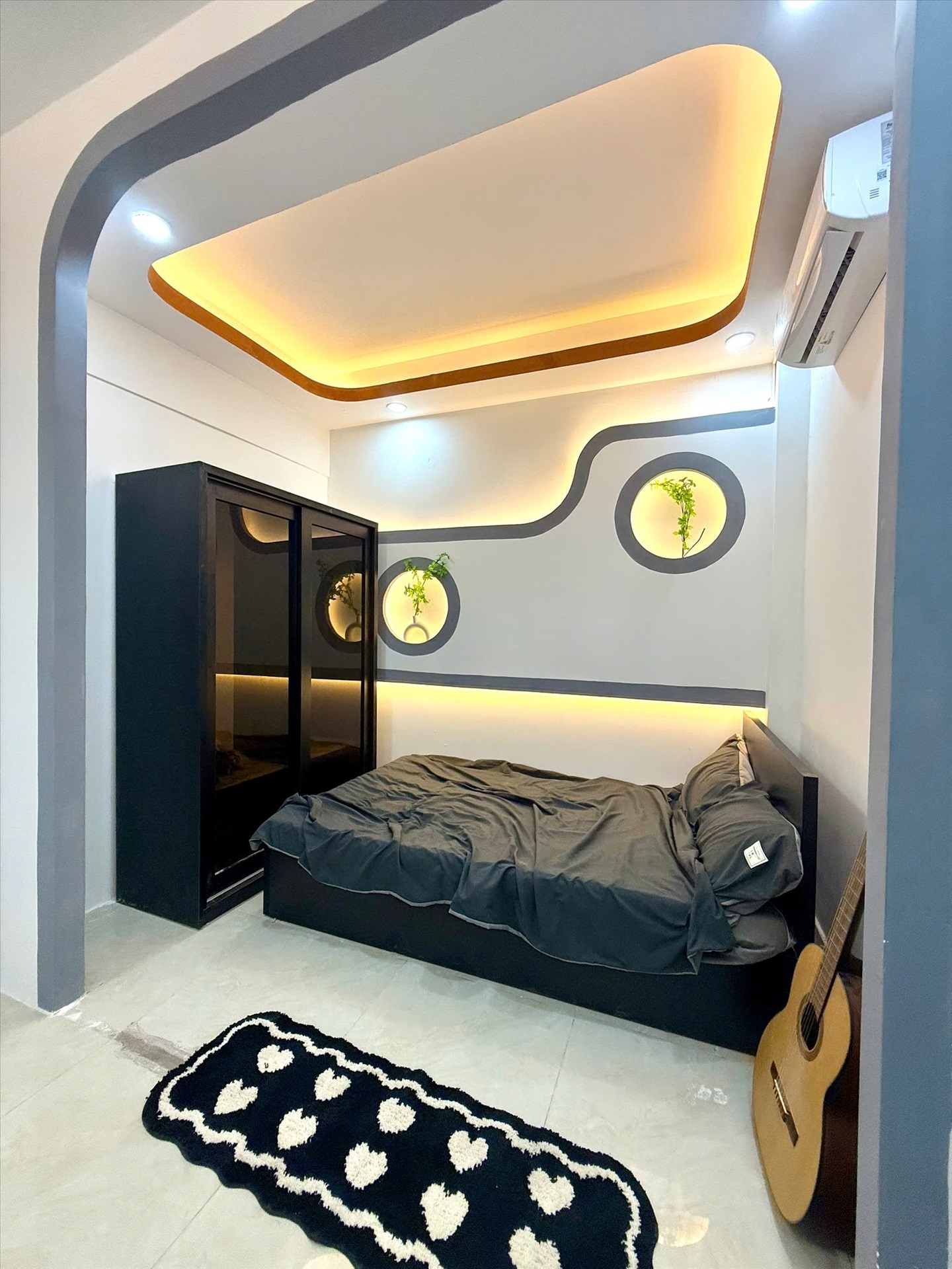 Phòng trọ 1 Phòng ngủ 37m2 tại Quân Home Lạc Long Quân - Tân Bình - Phòng ngủ